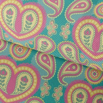 Heart Shaped Amoeba Illustrati Waterproof Oxford