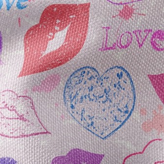 Lips Of Love Waterproof Canvas