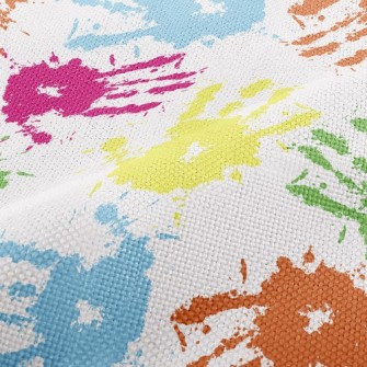 Colorful Handprints Performance Linen