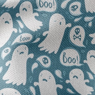 Floating Cute Ghost Waterproof Canvas