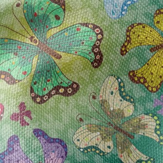 Colorful Butterflies Waterproof Canvas