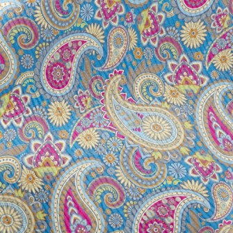 Bright Color Swirls Standard Corduroy
