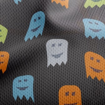 Happy Ghost Athletic Mesh Flat Back