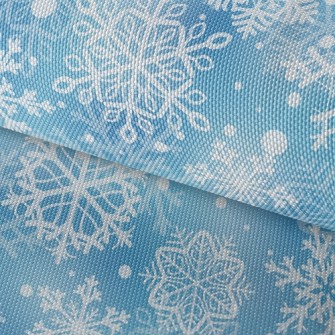 Snowflakes Waterproof Oxford