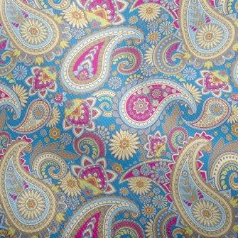 Bright Color Swirls Dobby