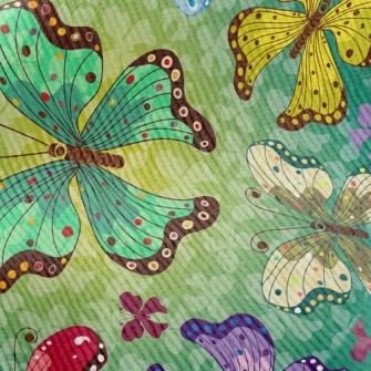 Colorful Butterflies Standard Corduroy