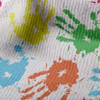 Colorful Handprints Terry