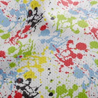 Color Inkjet Athletic Mesh Flat Back