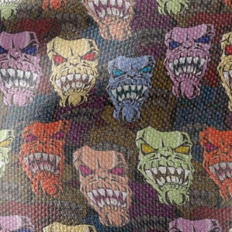 Angry Face Waterproof Canvas