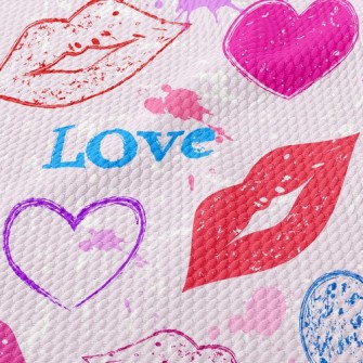 Lips Of Love Birdseye Piqué