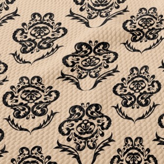 Chinese Style Flower Birdseye Piqué
