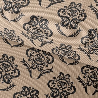 Chinese Style Flower Waterproof Oxford