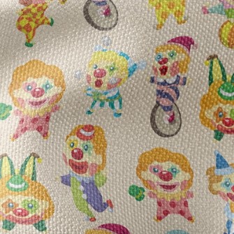 Funny Clown Waterproof Canvas