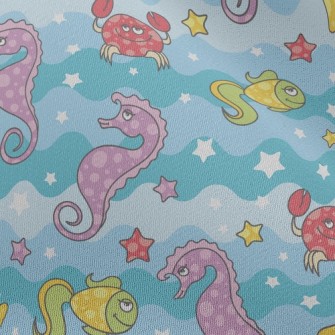 Underwater Animals Chiffon