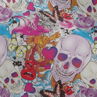 Fancy Skull Chiffon