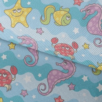 Underwater Animals Waterproof Oxford