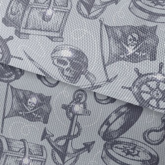 Skeleton Pirate Treasure Waterproof Oxford