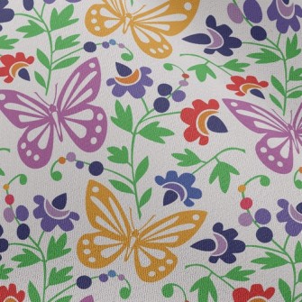 Flying Butterflies Chiffon