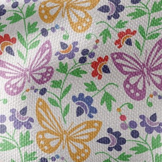 Flying Butterflies Waterproof Canvas