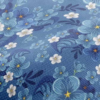 Cool Color Flower Performance Linen