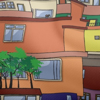Colorful Houses Dobby