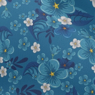 Cool Color Flower Chiffon