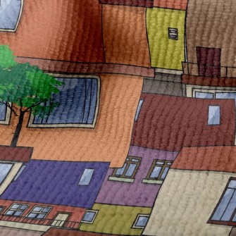 Colorful Houses Terry
