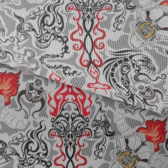Skeleton Bull Demon King Waterproof Oxford