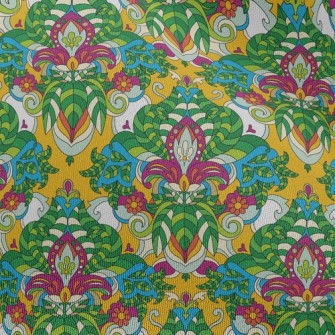 Green Flower Chiffon