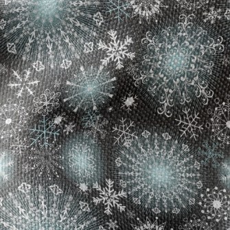 Snowflakes Waterproof Canvas