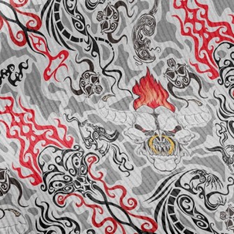 Skeleton Bull Demon King Standard Corduroy