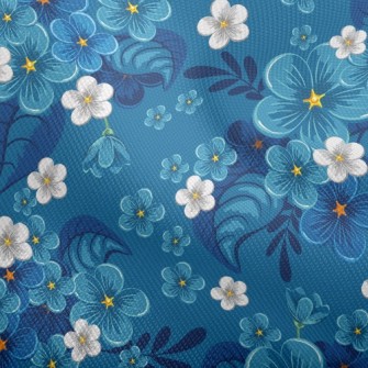 Cool Color Flower Dobby