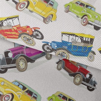 Retro Car Waterproof Oxford