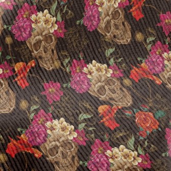 Wreath Skull Standard Corduroy