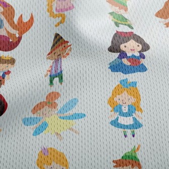 Fairy Tale Character Athletic Mesh Flat Back