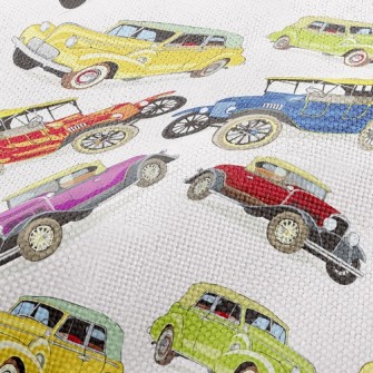 Retro Car Performance Linen