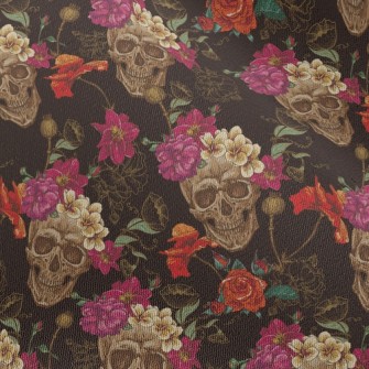 Wreath Skull Chiffon