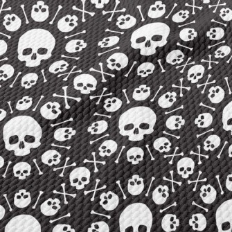 Radial Skull Birdseye Piqué