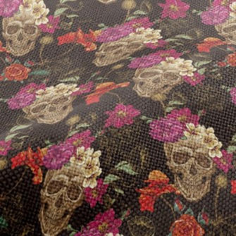 Wreath Skull Performance Linen