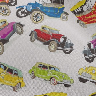 Retro Car Chiffon