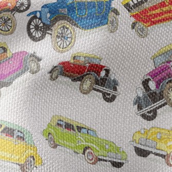 Retro Car Waterproof Canvas