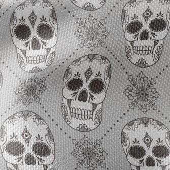 Folk Painted Skeleton Waterproof Canvas