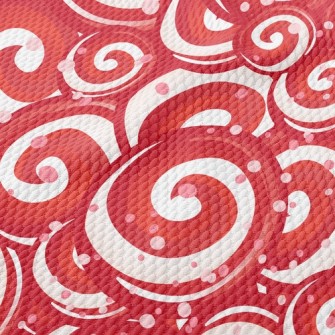 Red Spin Birdseye Piqué