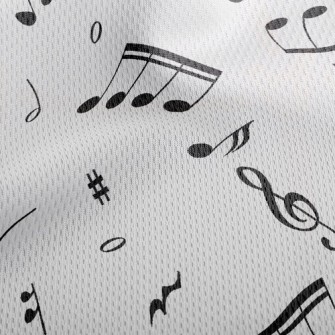 Beating Note Athletic Mesh Flat Back