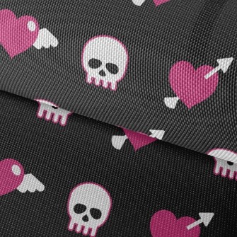 Heart Skull Waterproof Oxford