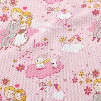 Couple In Love Birdseye Piqué