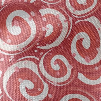 Red Spin Waterproof Canvas