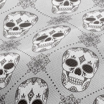 Folk Painted Skeleton Performance Linen