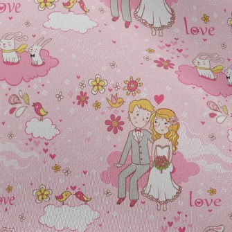 Couple In Love Chiffon