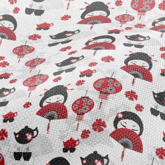 Geisha Culture Performance Linen